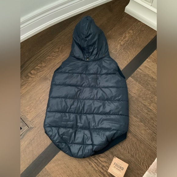 FOUND MY ANIMAL Dog Puffer Winter Jacket SZ XXL Navy Blue Made in USA BRAND NEW - Picture 10 of 16